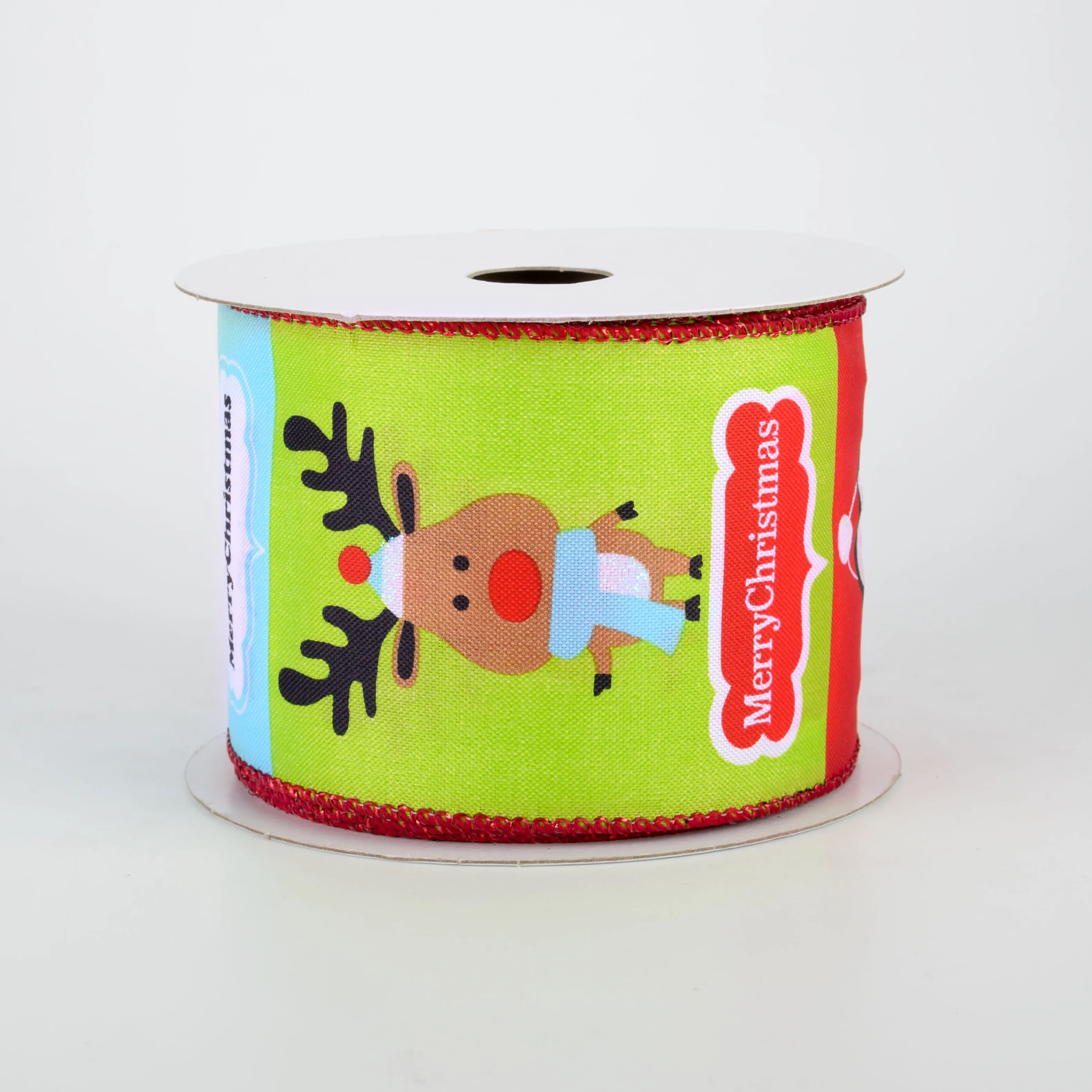 2.5" Whimsical Christmas Animals Ribbon (10 Yards)