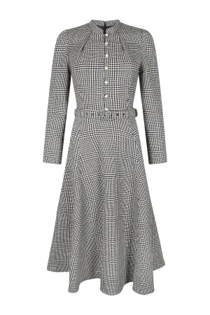 Ahana houndstooth dress