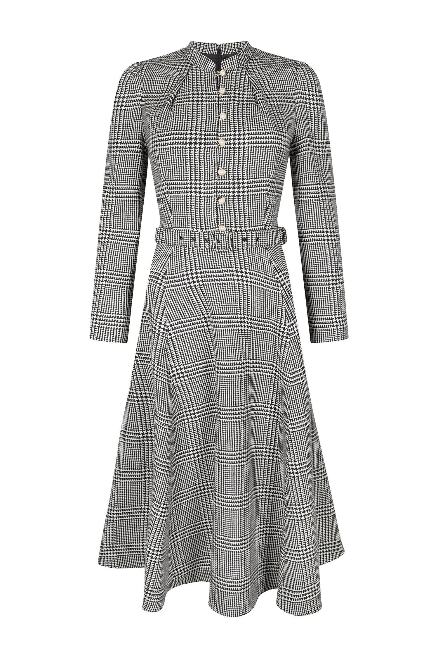 Ahana houndstooth dress