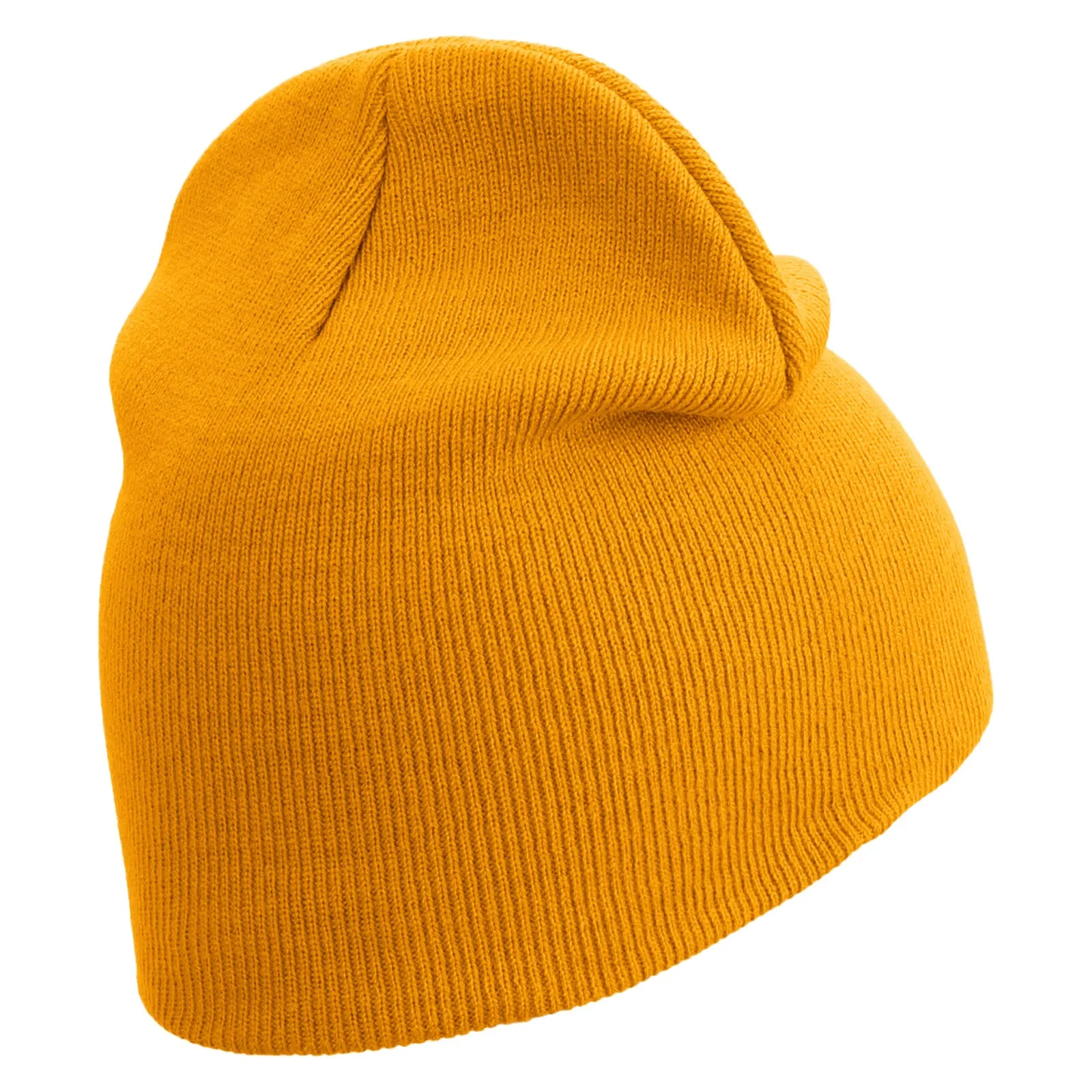 Alphabet C Embroidered 8 inch Acrylic Short Beanie