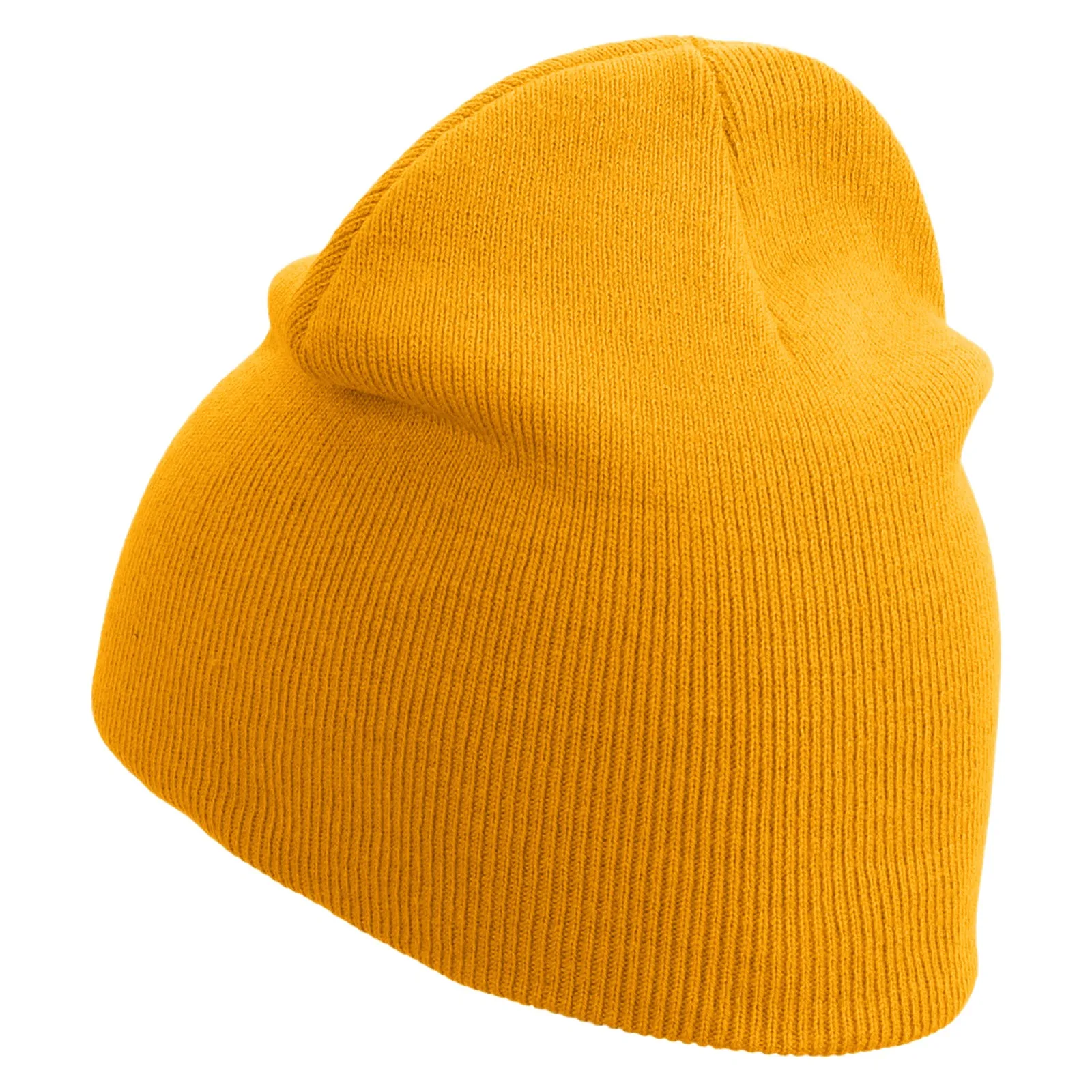 Alphabet C Embroidered 8 inch Acrylic Short Beanie