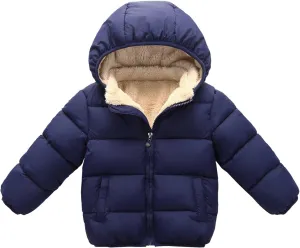 Baby Boy Girl Padded Puffer Jacket Winter Snow Warm Coat For Kid Outwear