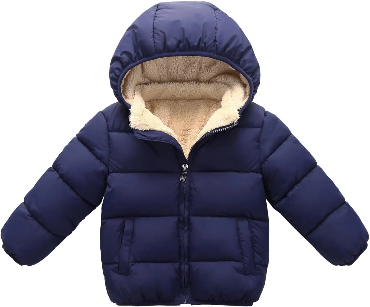 Baby Boy Girl Padded Puffer Jacket Winter Snow Warm Coat For Kid Outwear