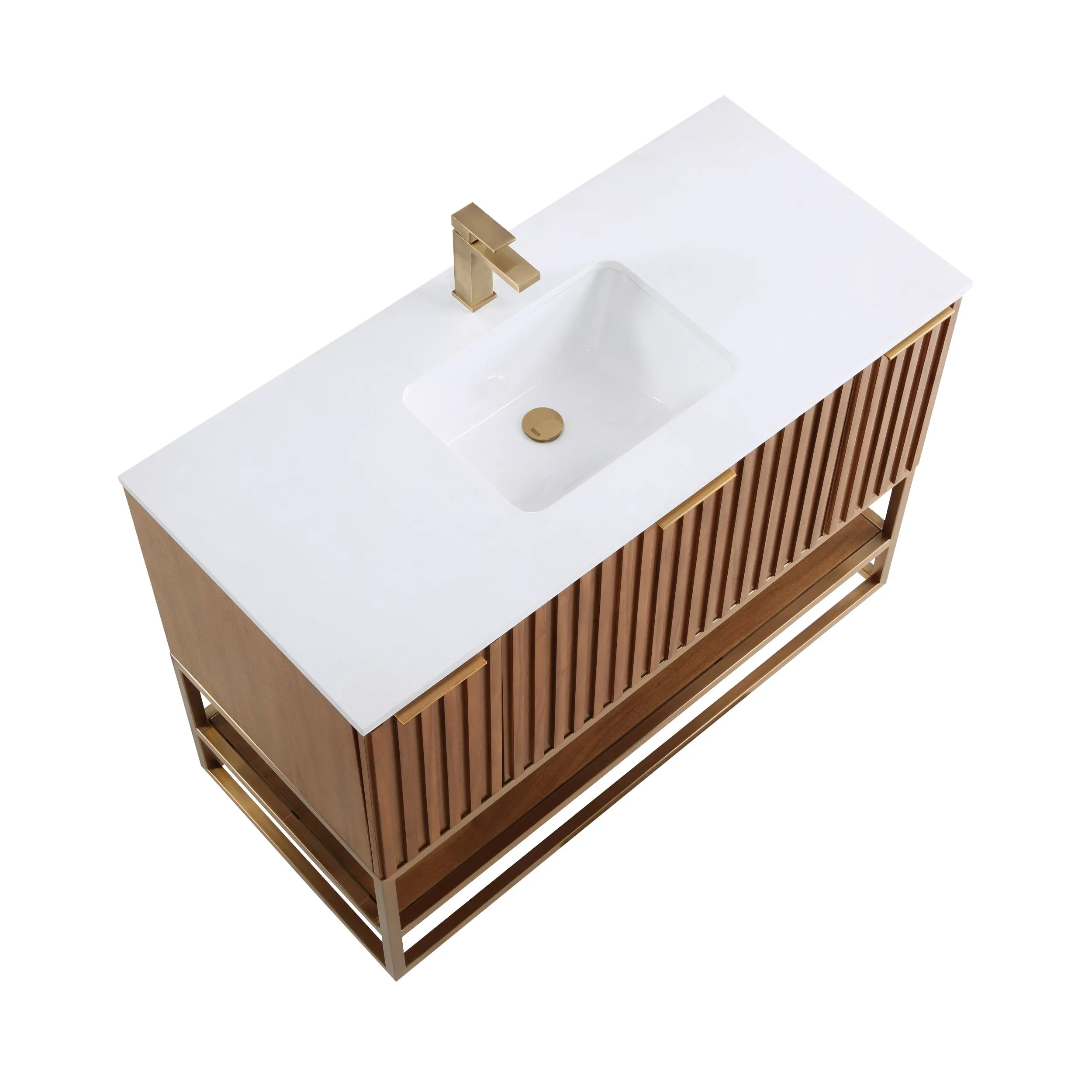 Bemma Terra 48 In. W X 22 In. D X 34 In. H Bath Vanity With Top
