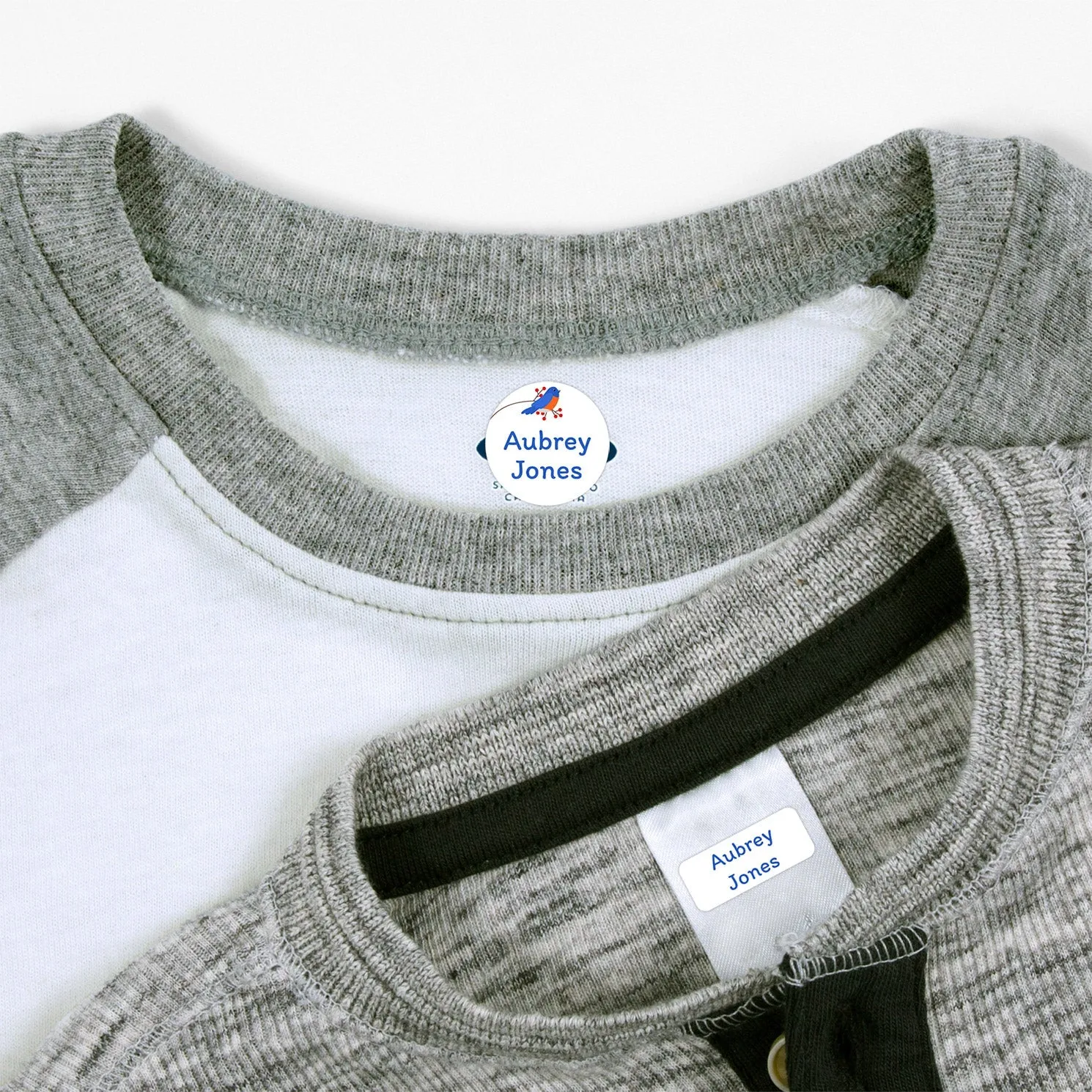 Blue Bird Clothing Labels Pack