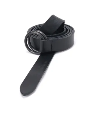 COW LEATHER25MM LONG RING BELT