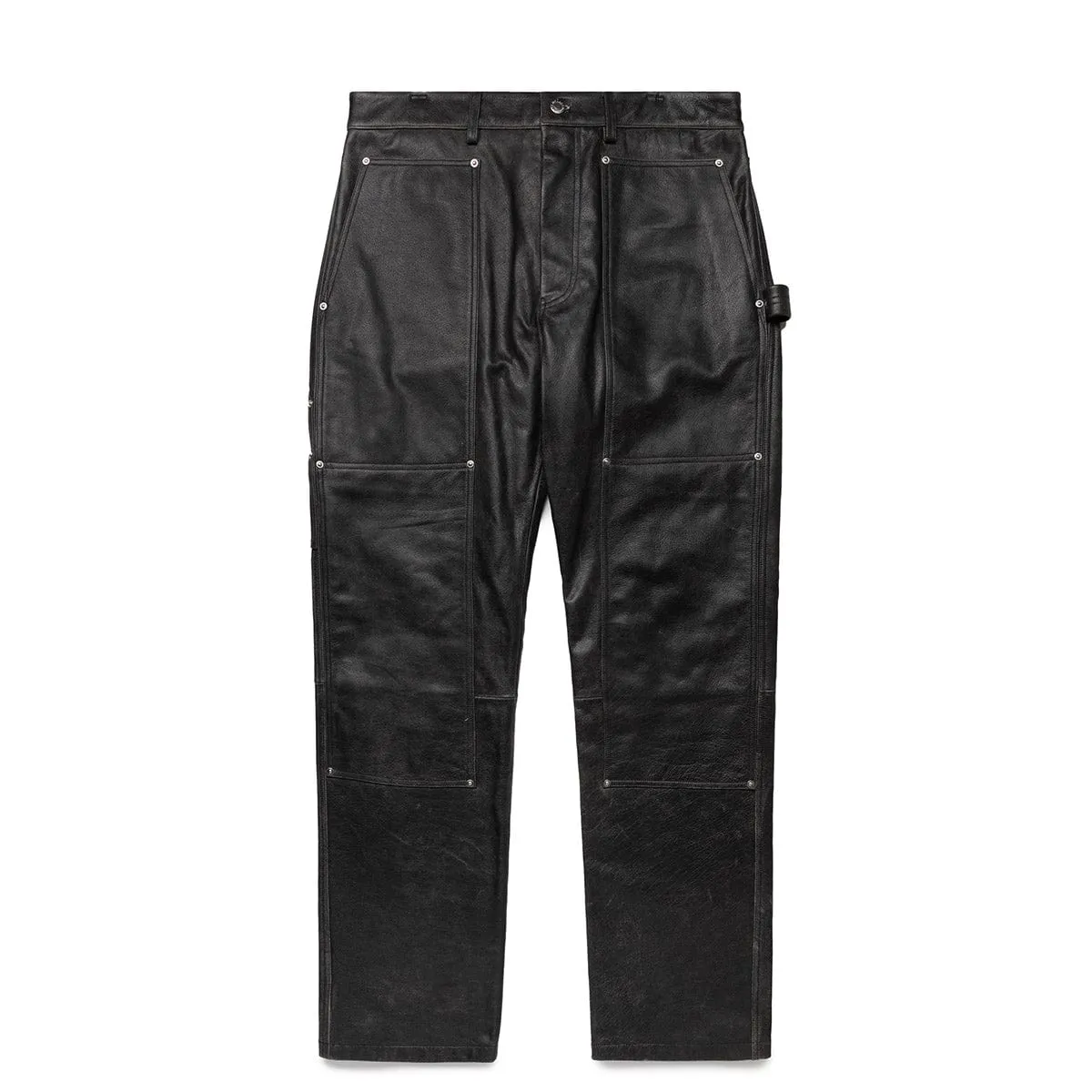 LEATHER CARPENTER PANTS