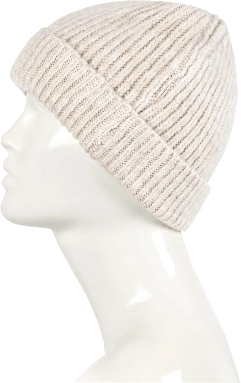 Lilax Rib Knit Women and Men's Beanie, Soft and Warm Cuff Winter Beanie Hat