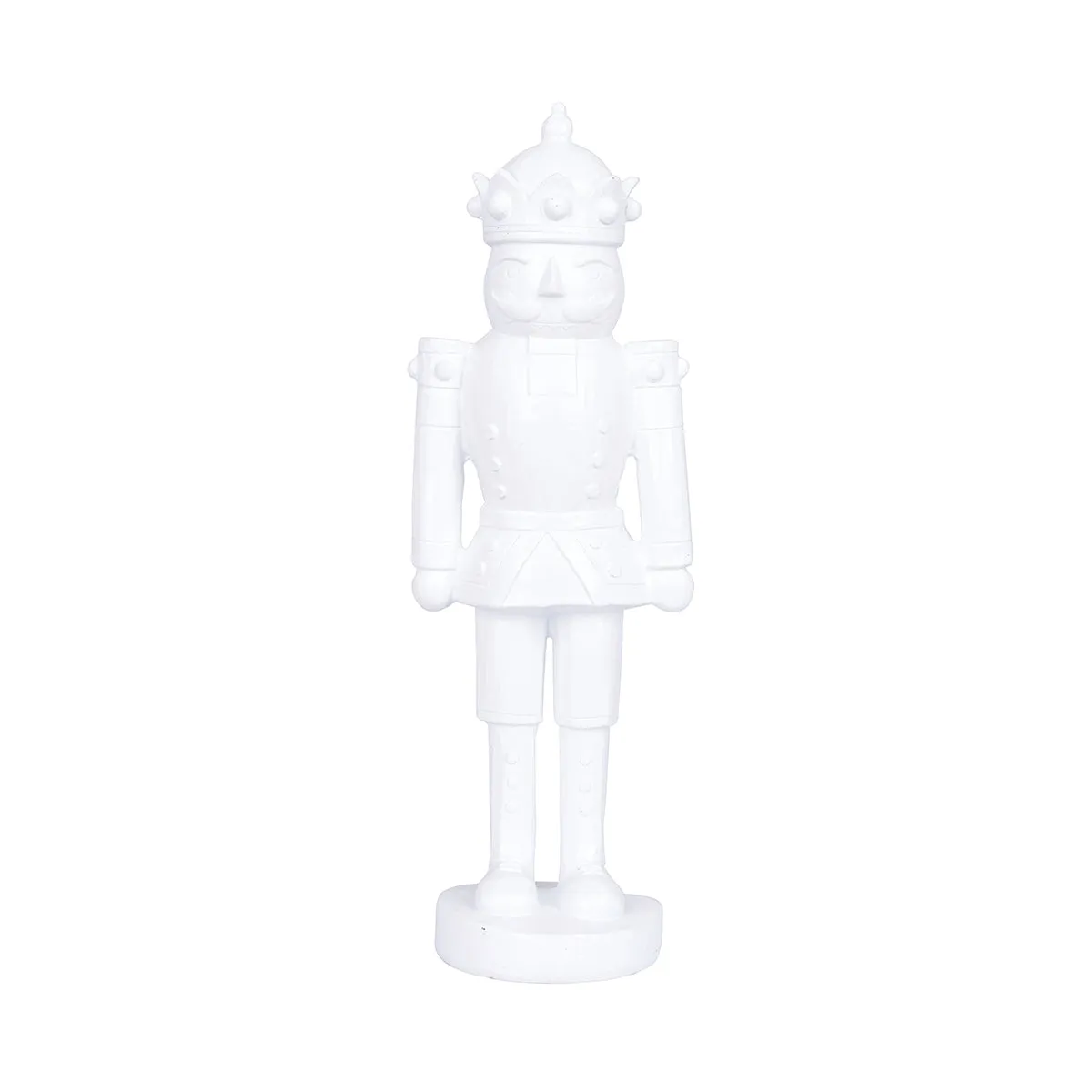 Medium White Nutcracker Figurine