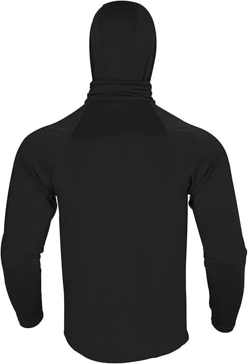 Men's UPF 50  Sun Protection Hoodie Lightweight Long Sleeve Thumbholes SPF/UV Shirt Mask Workout Running Shirts