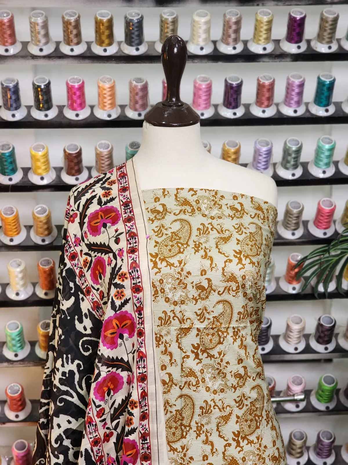 Mix Brand Printed Linen SD 2pc