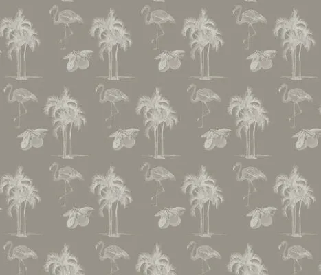 Palm Beach Chic Wallpaper - Blue White