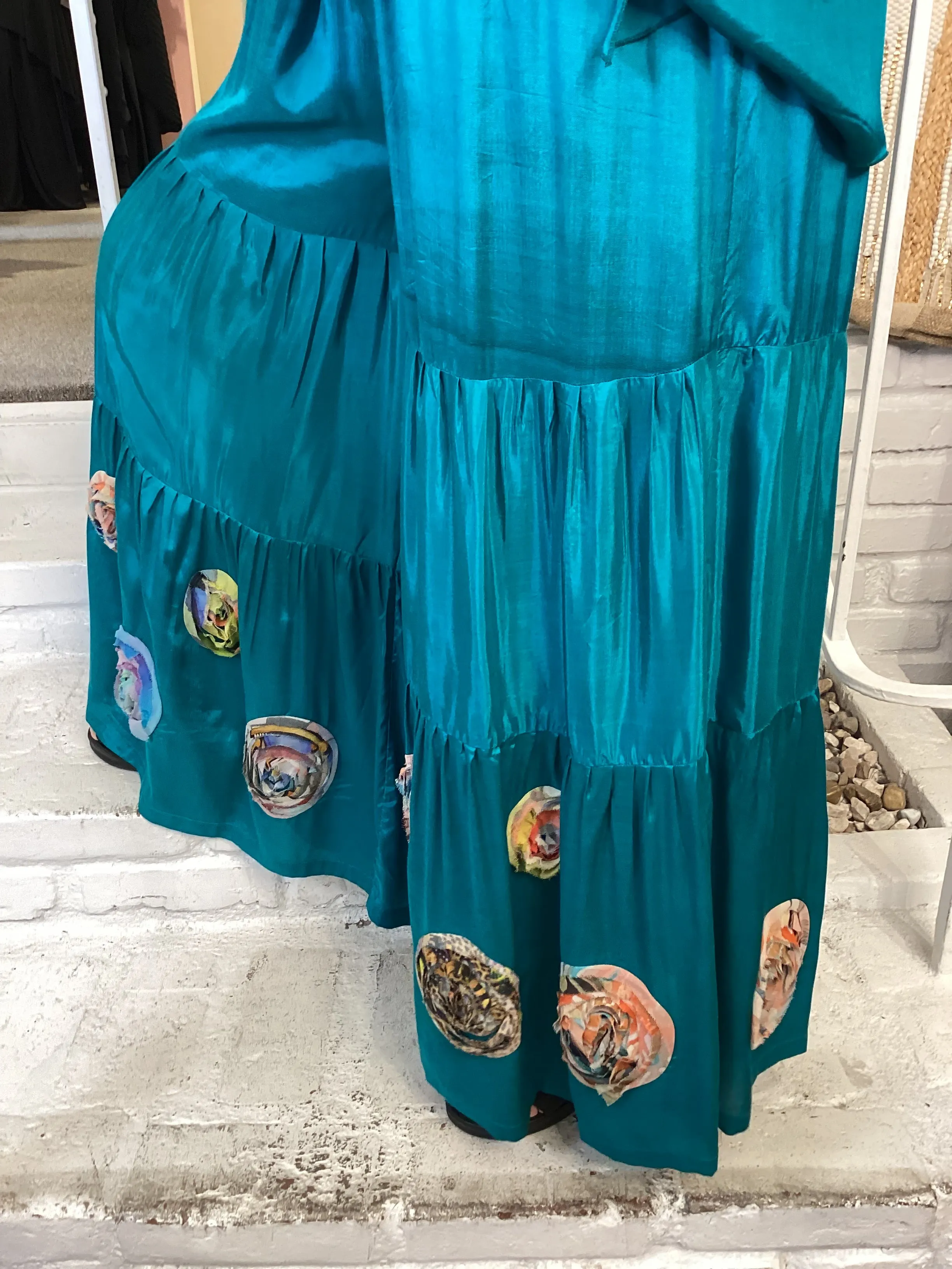 PINWHEEL PANT - TEAL