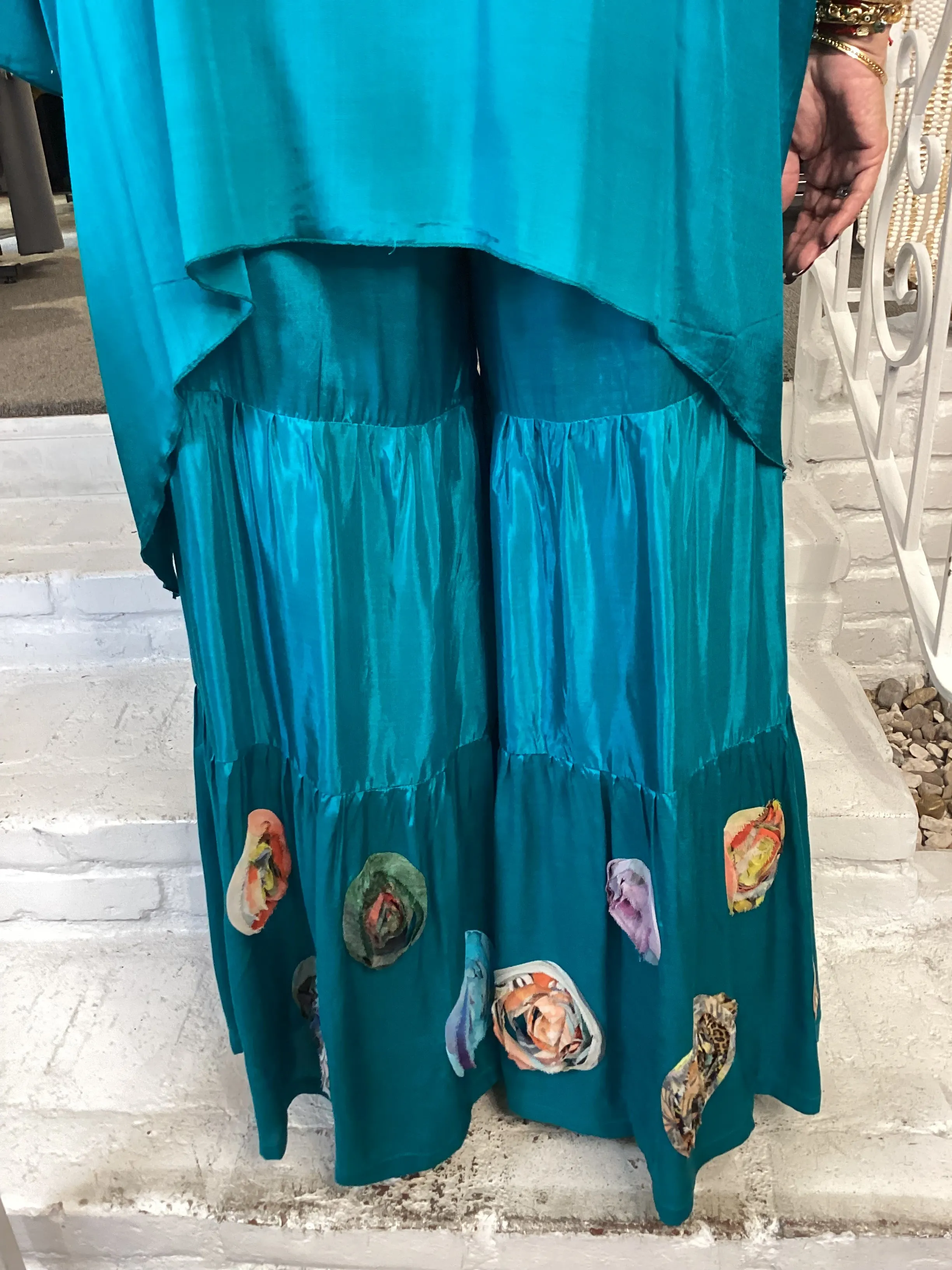 PINWHEEL PANT - TEAL