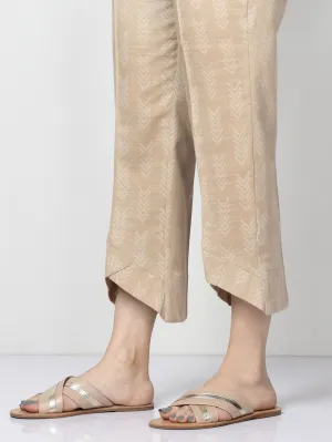 Printed Khaddar Pants