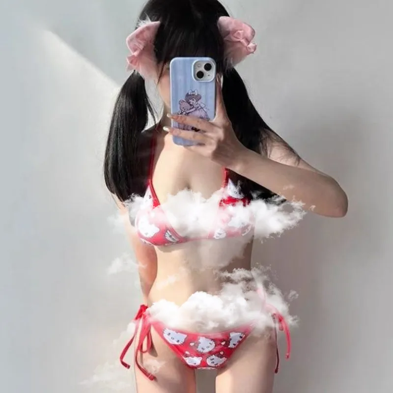 Red Kitty Bikini KI457