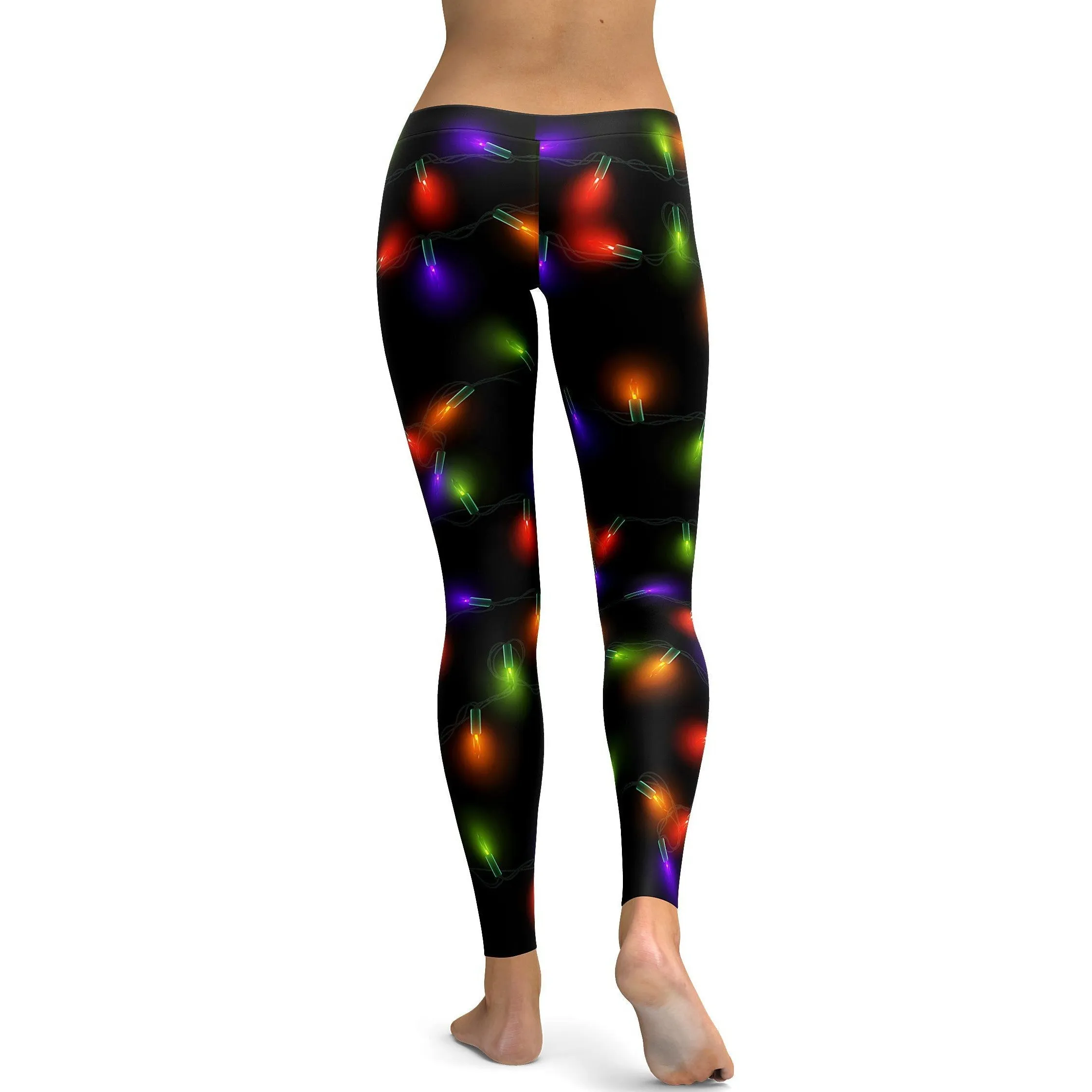Small Christmas Lights Leggings