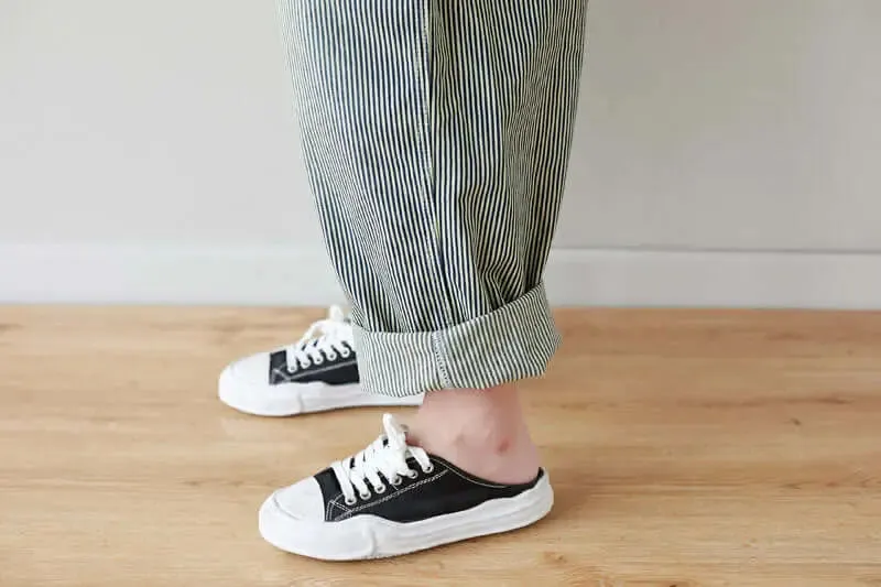 Summer Cotton Striped Casual Overalls with Pockets for Women