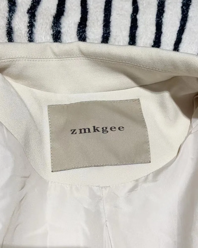 zmkgee coats, casual women's formal button blazer Winter coat